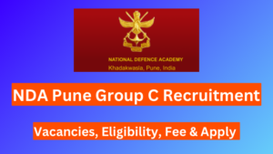 NDA Pune Group C Various Post Result 2024