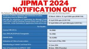 NTA JIPMAT 2024 Online Form